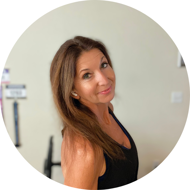 Mindy side view round frame